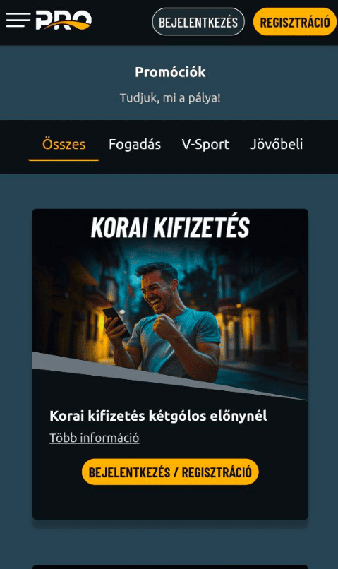 Akciók és bónuszok TippmixPro