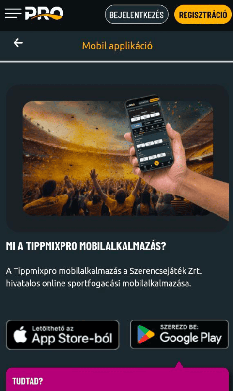 TippmixPRO: A sportfogadás forradalma a zsebében – hozzáférés a V-Sporthoz Magyarországon